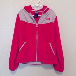 Girls fleece hooded jacket